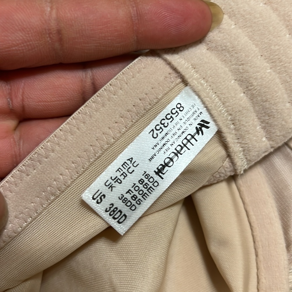 Wacoal bra Women's Nude Underwire Full Coverage Bra size 38DD .#855352 NWOT - Picture 7 of 7